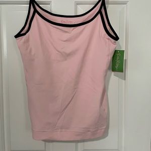 New with tags Lilly Pulitzer Lotus top in scallop pink color size XL